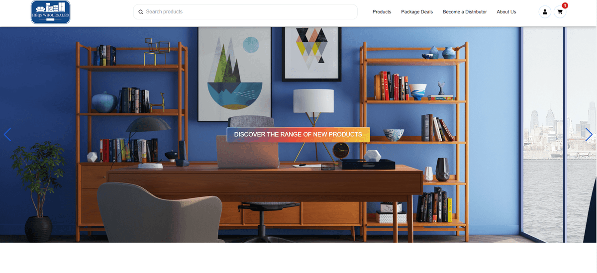 Screenshot of HEQS Wholesale project